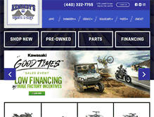 Tablet Screenshot of kennedyscycles.com